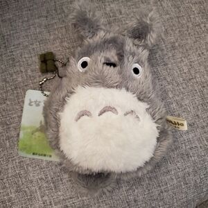 Totoro Character Coin Pouch Plush Keychain